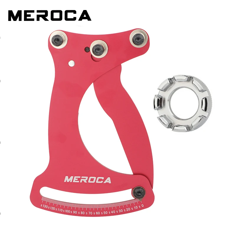 MEROCA Bicycle Spoke Tension Meter Rim Spoke Wrench Wheel Radius Strength Checker Aero Circle Ray Indicator Precision Tool
MEROCA Bicycle Spoke Tension Meter Rim Spoke Wrench Wheel Radius Strength Checker Aero Circle Ray Indicator Precision Tool