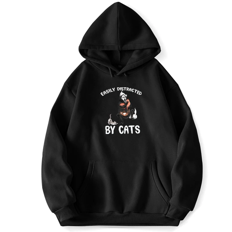 Easily Distracted By Cats Funny Cat Hoodie Men Sweatshirts Hoodies Pullovers Hoody Clothing Long Sleeve Jumper Sweatshirt
Easily Distracted By Cats Funny Cat Hoodie Men Sweatshirts Hoodies Pullovers Hoody Clothing Long Sleeve Jumper Sweatshirt