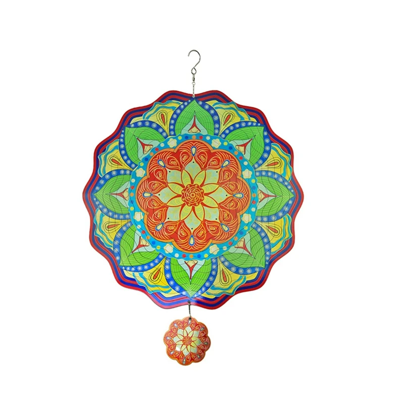 Stainless Steel Wind Spinner Indoor Outdoor Garden Decoration 11.6 Inch Multi Color Mandala Wind Spinners Gift
Stainless Steel Wind Spinner Indoor Outdoor Garden Decoration 11.6 Inch Multi Color Mandala Wind Spinners Gift