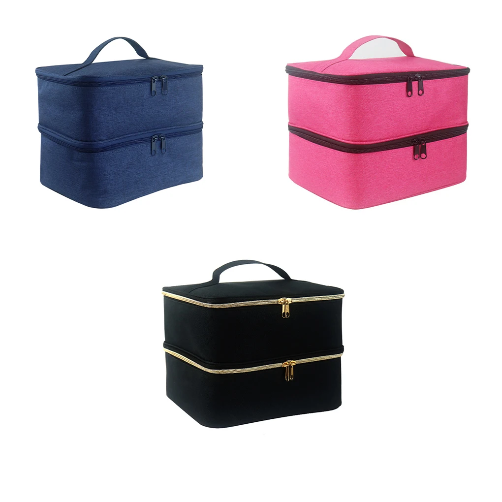 Nail Polish Storage Box Portable Double Layer Essential Oil Cosmetic Holder Nylon Handbag Case Home Organization
Nail Polish Storage Box Portable Double Layer Essential Oil Cosmetic Holder Nylon Handbag Case Home Organization