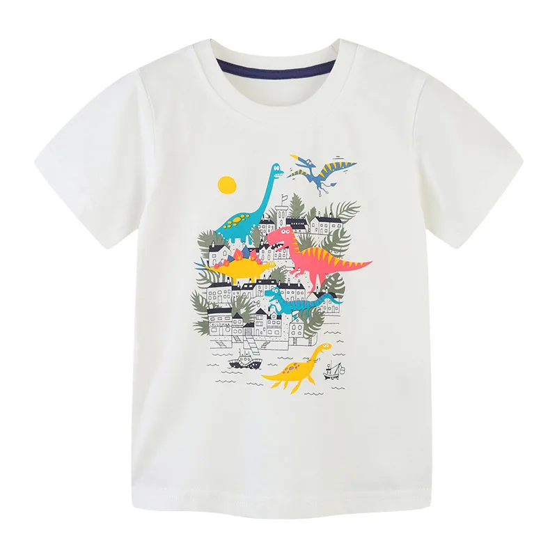 White T Shirt Boys Kids Girls Children Tops Clothing Cotton Cartoon Toddler Clothes Short Sleeves Tee Summer Infant 2-7 Years
White T Shirt Boys Kids Girls Children Tops Clothing Cotton Cartoon Toddler Clothes Short Sleeves Tee Summer Infant 2-7 Years