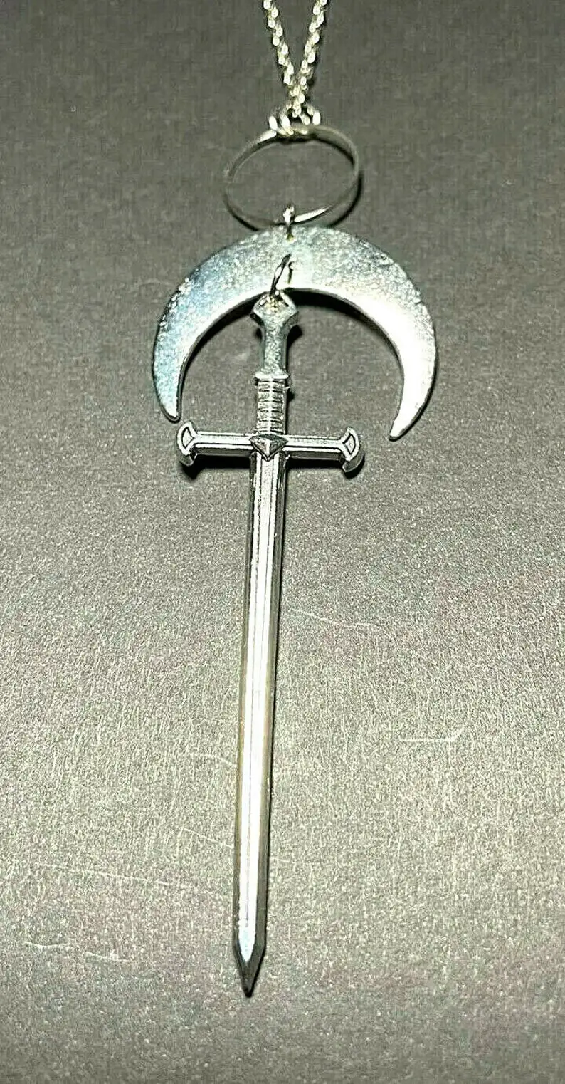 New Hot Sale Fashion Trend Jewelry Gothic Moon Ancient Sword Pendant Earring Jewelry
New Hot Sale Fashion Trend Jewelry Gothic Moon Ancient Sword Pendant Earring Jewelry