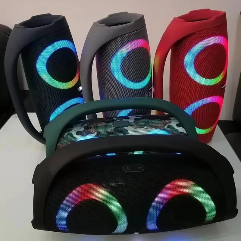 Водонепроницаемый портативный Bluetooth-динамик RGB, внешний беспроводной аудиосабвуфер, стереозвук, поддержка объемного звучания, настольный Bluet TWS
Водонепроницаемый портативный Bluetooth-динамик RGB, внешний беспроводной аудиосабвуфер, стереозвук, поддержка объемного звучания, настольный Bluet TWS