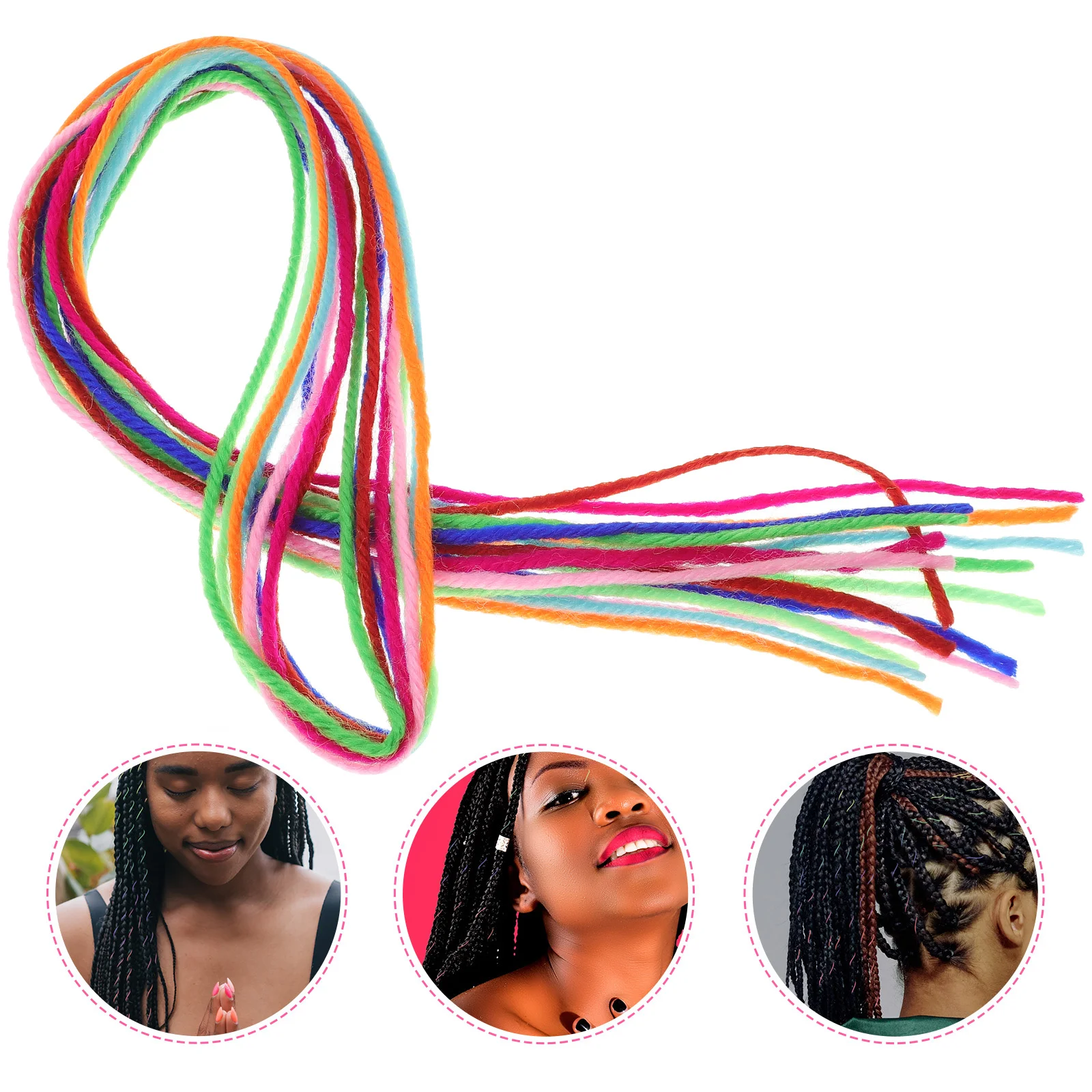 6 Pcs Hair Braid Stuff Color String Jewelry Braids Wrap Ribbon Styling Rope Accessories
6 Pcs Hair Braid Stuff Color String Jewelry Braids Wrap Ribbon Styling Rope Accessories