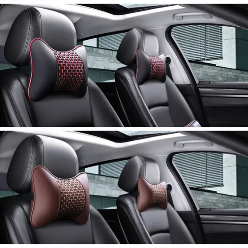 Car Headrest Pillow Pu Leather Car Seat Head Support Head Neck Support Detachable Automotive interior products 2 Pieces 
Car Headrest Pillow Pu Leather Car Seat Head Support Head Neck Support Detachable Automotive interior products 2 Pieces