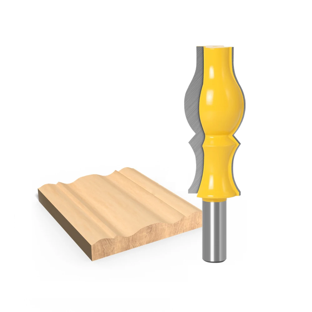 12mm Shank Crown Molding Router Bit Tungsten Carbide Woodworking Face Milling Cutter 2-Option Diameter-31.75mm
12mm Shank Crown Molding Router Bit Tungsten Carbide Woodworking Face Milling Cutter 2-Option Diameter-31.75mm