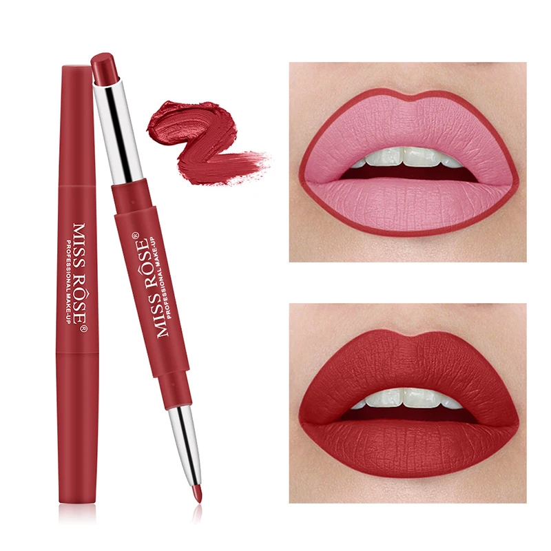 Hot Lip Pencil Liner Makeup Automatic Rotation Multifunctional Waterproof Beauty Make Up Matte Double-ended Lipstick-1 Pcs
Hot Lip Pencil Liner Makeup Automatic Rotation Multifunctional Waterproof Beauty Make Up Matte Double-ended Lipstick-1 Pcs