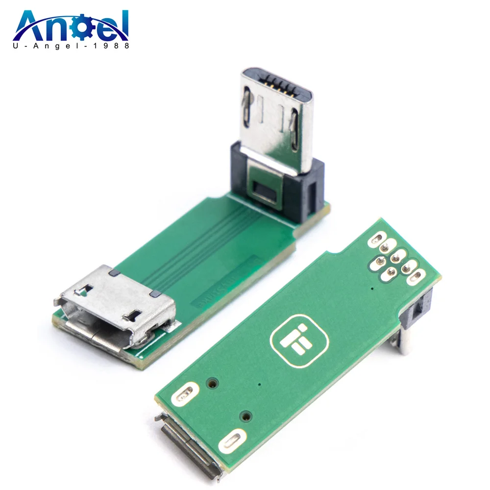 1 / 2pcs IFlight L-Type Adapter Plate Micro USB Male To Female Extension Board 27X9X12mm for RC FPV Racing Flight Controller
1 / 2pcs IFlight L-Type Adapter Plate Micro USB Male To Female Extension Board 27X9X12mm for RC FPV Racing Flight Controller