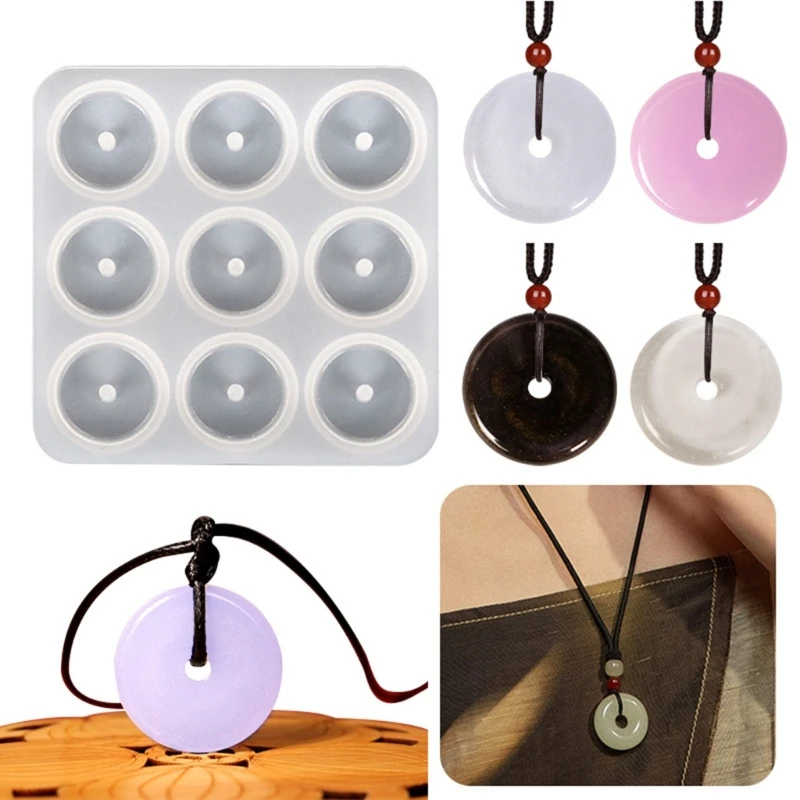 R3MC 3D Hollow Round Silicone Mold Epoxy Resin Mold DIY Imitation Jade Pendant Jewelry Tools Crafts Making Supplies Nonstick
R3MC 3D Hollow Round Silicone Mold Epoxy Resin Mold DIY Imitation Jade Pendant Jewelry Tools Crafts Making Supplies Nonstick