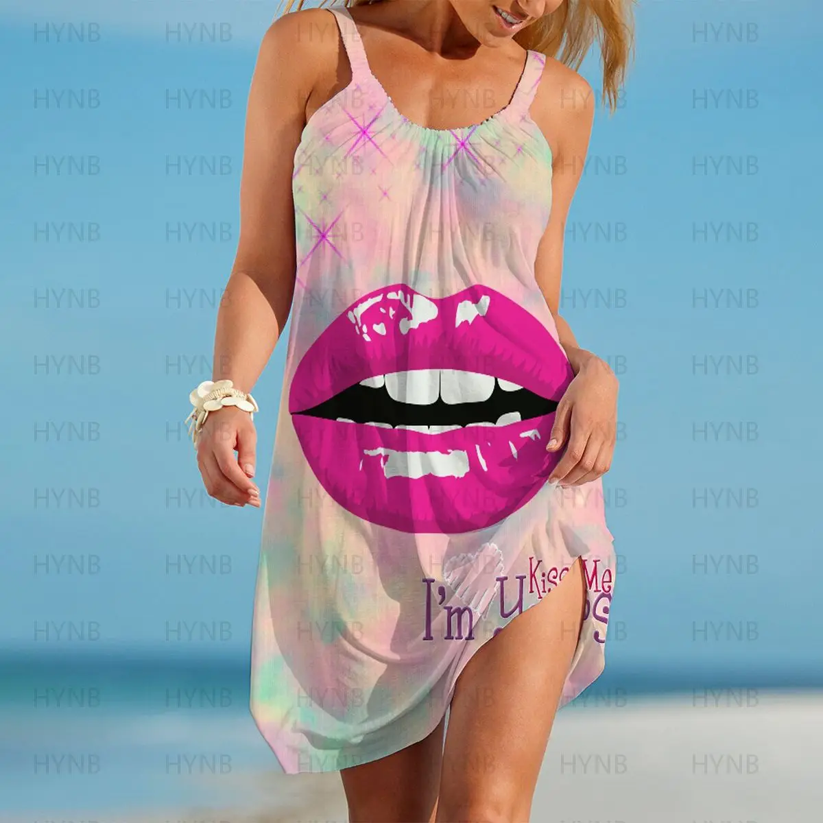 Y2k Kiss Me Women's Dresses Free Shipping Sweet Summer Woman 2022 Sling Beach Dress XOXO Boho Loose Sundresses Sleeveless Party
Y2k Kiss Me Women's Dresses Free Shipping Sweet Summer Woman 2022 Sling Beach Dress XOXO Boho Loose Sundresses Sleeveless Party