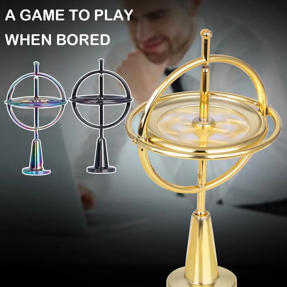 Metal Self-balancing Gyroscope Anti-gravity Decompression Educational Toy Finger Gyroscope Best Gift For Kids H7j9
Metal Self-balancing Gyroscope Anti-gravity Decompression Educational Toy Finger Gyroscope Best Gift For Kids H7j9