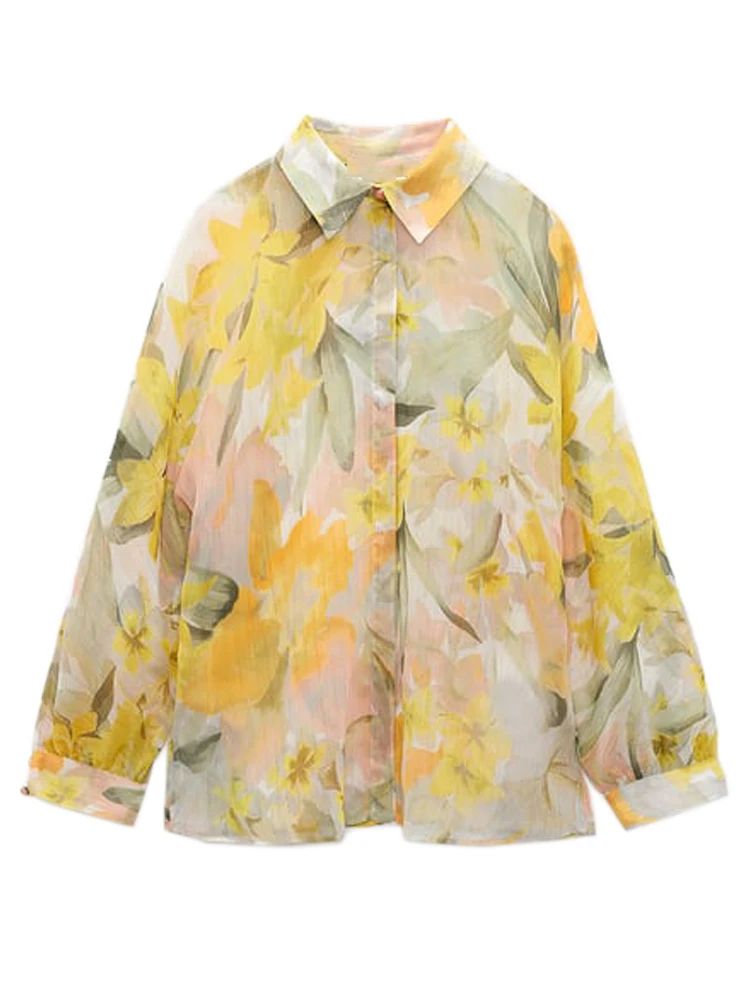 Women Fashion 2022 New Printed Blouse Shirt Long Sleeve Single Breasted Casual Shirt Turn Down Collar Vintage Chic Female Tops
Women Fashion 2022 New Printed Blouse Shirt Long Sleeve Single Breasted Casual Shirt Turn Down Collar Vintage Chic Female Tops