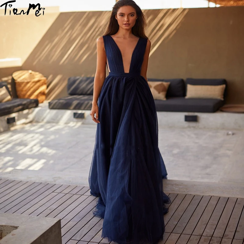 Women Clothes Mesh Split Sexy Prom Dress Formal Gown Deep V Neck Skirt Vestidos De Fiest bridesmaid dresses Long Split Свадебное
Women Clothes Mesh Split Sexy Prom Dress Formal Gown Deep V Neck Skirt Vestidos De Fiest bridesmaid dresses Long Split Свадебное