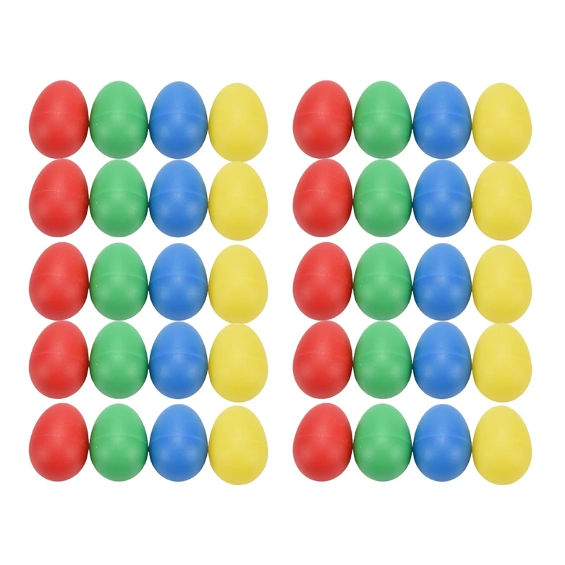 40Pcs Shaker Eggs Plastic Musical Egg Shaker With 4 Colors Kids Maracas Egg Percussion Toys
40Pcs Shaker Eggs Plastic Musical Egg Shaker With 4 Colors Kids Maracas Egg Percussion Toys