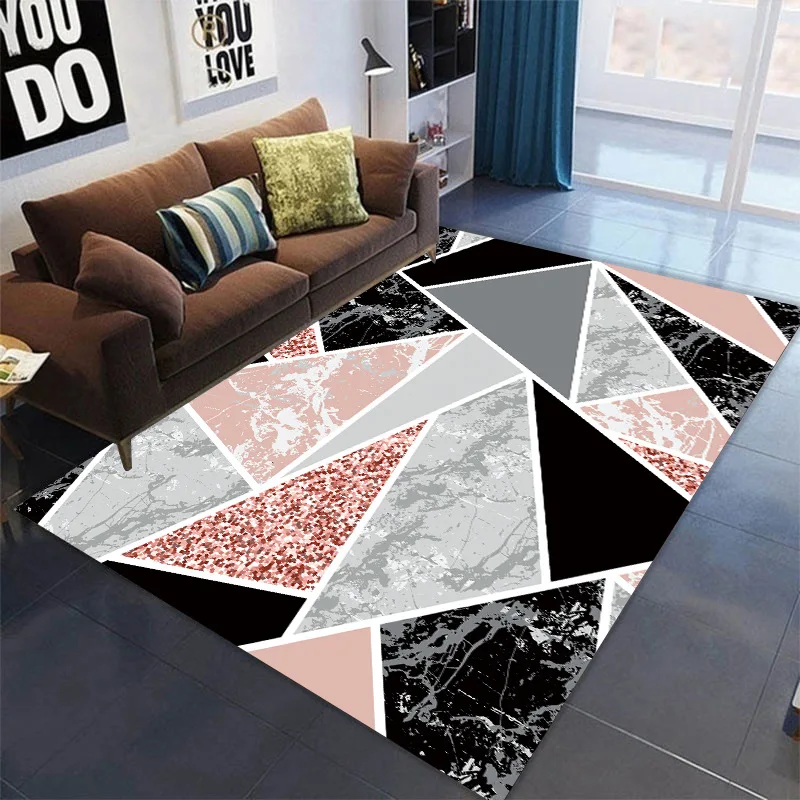 Geometric Marble Carpets For Living Room Bedroom Anti-skid Entry Door Mats Household Bedside Sofa Area Rugs Bay Window Floor Mat
Geometric Marble Carpets For Living Room Bedroom Anti-skid Entry Door Mats Household Bedside Sofa Area Rugs Bay Window Floor Mat