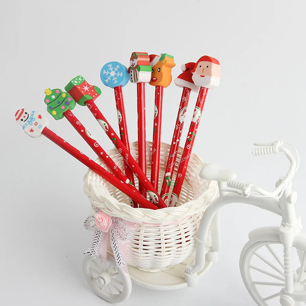 12 pcs Pencil Cartoon Christmas Eraser Creative School Pencil Stationery for Children (Random Pattern)
12 pcs Pencil Cartoon Christmas Eraser Creative School Pencil Stationery for Children (Random Pattern)