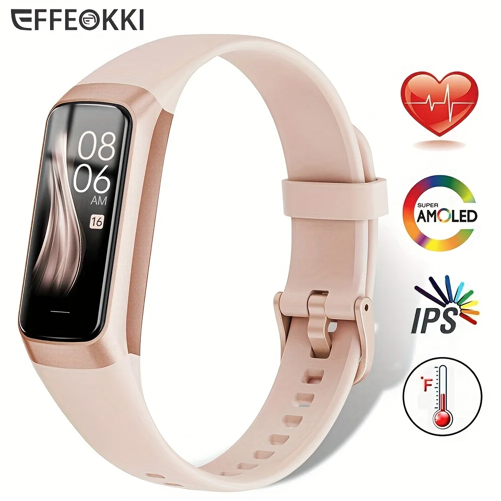 Fitness Tracker Activity For Women Men, 1.1" AMOLED Color Display Smart Watch, 5 ATM Waterproof Swimming Sport Watch
Fitness Tracker Activity For Women Men, 1.1" AMOLED Color Display Smart Watch, 5 ATM Waterproof Swimming Sport Watch