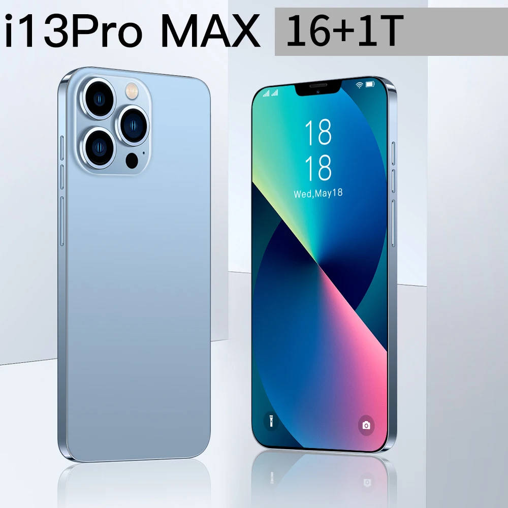 Smartphone I13 pro max 6.7 Inch 16GB+1TB 6800mAh 50MP 5G Network Unlock Phones Android 11.0 Mobile Phones Global Version
Smartphone I13 pro max 6.7 Inch 16GB+1TB 6800mAh 50MP 5G Network Unlock Phones Android 11.0 Mobile Phones Global Version