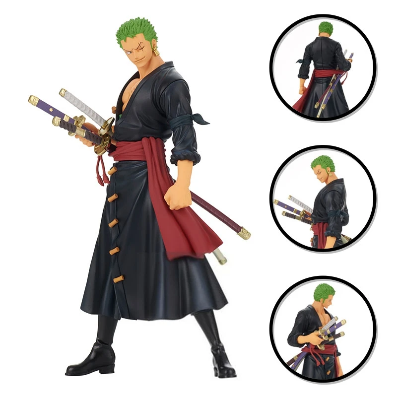 Anime One Piece Zoro FIgure Great Voyage Series One Piece and the Country First Bomb Roronoa Zoro Anime Model Toy PVC 17CM
Anime One Piece Zoro FIgure Great Voyage Series One Piece and the Country First Bomb Roronoa Zoro Anime Model Toy PVC 17CM