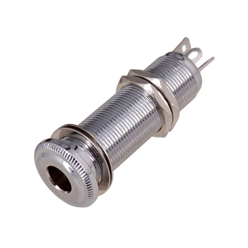 Electric Guitar Bass 6.35mm Socket Stereo 1/4 Inch Output Jacks Socket Plug Brass Straight Ribbed Tube Style Jack Anti-noisy
Electric Guitar Bass 6.35mm Socket Stereo 1/4 Inch Output Jacks Socket Plug Brass Straight Ribbed Tube Style Jack Anti-noisy