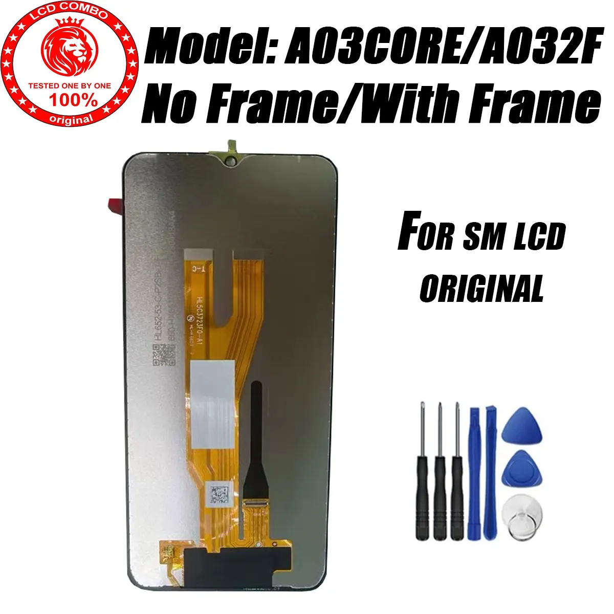 Original With Frame For Samsung galaxy A03CORE lcd Digitizer A03CORE/A032F ORIG With Frame Screen Digitizer Assembly
Original With Frame For Samsung galaxy A03CORE lcd Digitizer A03CORE/A032F ORIG With Frame Screen Digitizer Assembly