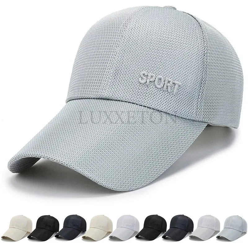 Summer Men Women Sun Protection Baseball Caps Breathable Mesh Cap Snapback Hat Extra Long Brim Couples Sports Cap
Summer Men Women Sun Protection Baseball Caps Breathable Mesh Cap Snapback Hat Extra Long Brim Couples Sports Cap