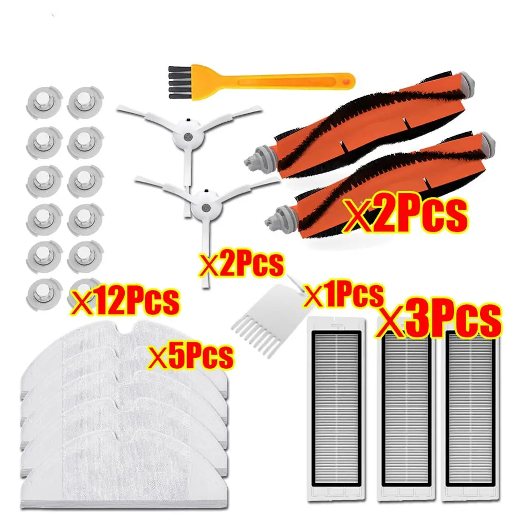 Тряпки для швабры, фильтр для влажной уборки, боковая щетка, рулонная щетка, подходит для робота-пылесоса Xiaomi Roborock S50 S51, комплекты запасных ч...
Тряпки для швабры, фильтр для влажной уборки, боковая щетка, рулонная щетка, подходит для робота-пылесоса Xiaomi Roborock S50 S51, комплекты запасных ч...