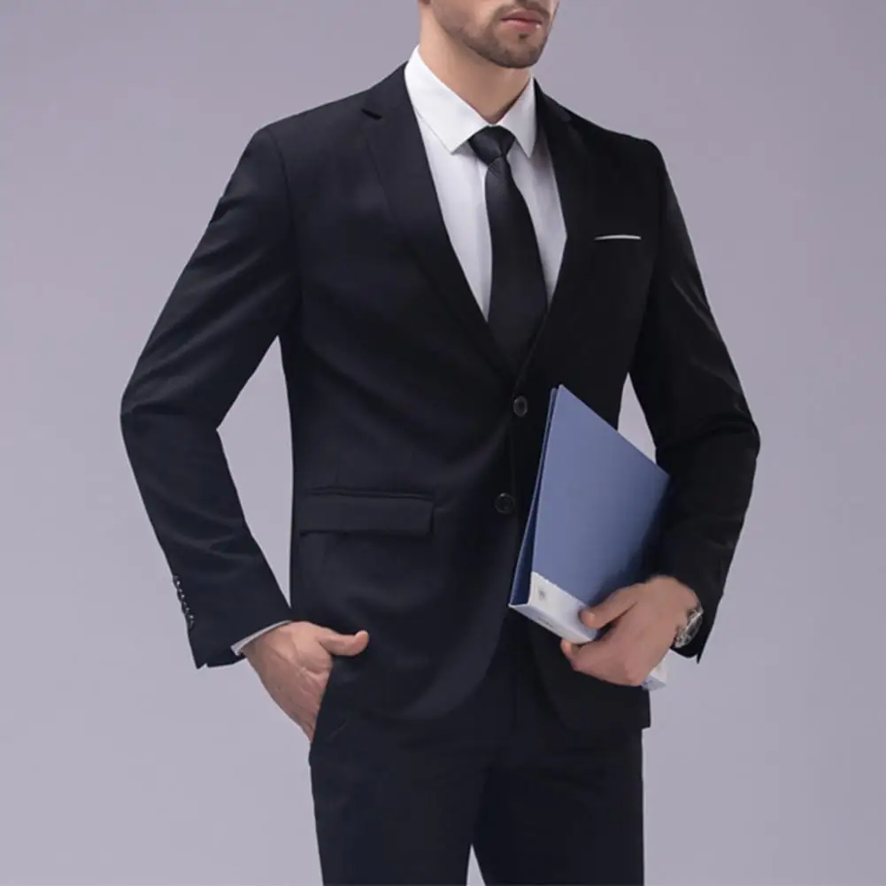 Stylish Groom Suit Cozy Slimming Pure Color Blazer Pants Solid Color Male Blazer Pants for Business
Stylish Groom Suit Cozy Slimming Pure Color Blazer Pants Solid Color Male Blazer Pants for Business