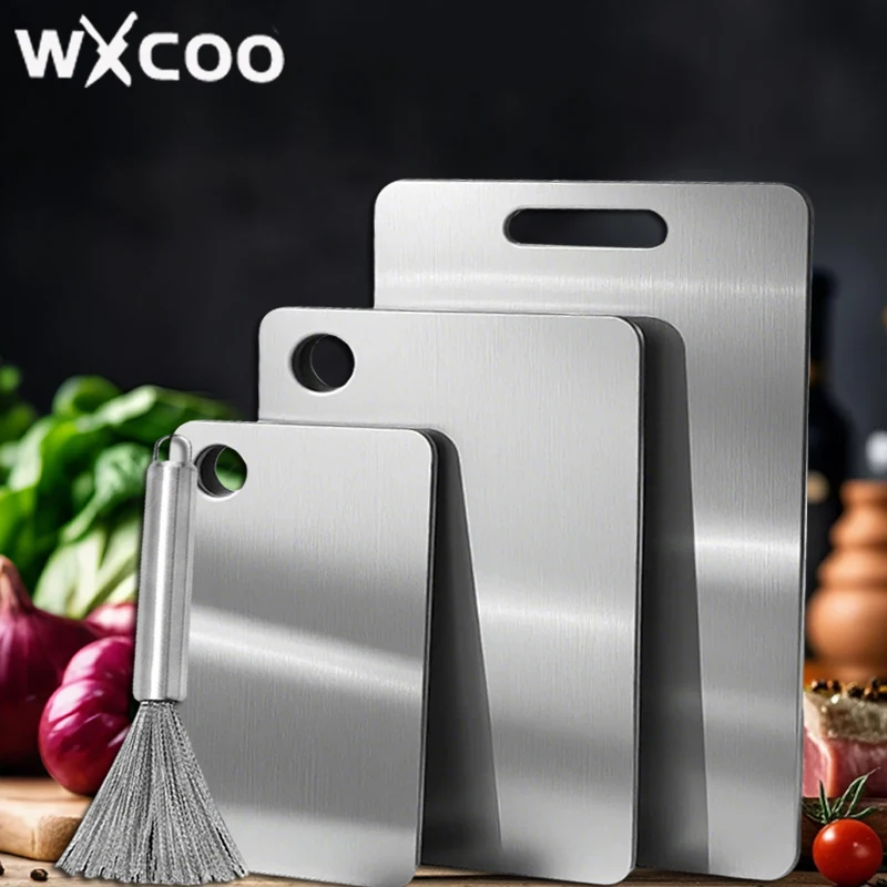 Доска Разделочная WCOO Из Нержавеющей Стали, Двусторонняя, Утолщенная, Для Кухни, Экологичная, Пищевая, Легко Моется, Для Мяса
Доска Разделочная WCOO Из Нержавеющей Стали, Двусторонняя, Утолщенная, Для Кухни, Экологичная, Пищевая, Легко Моется, Для Мяса