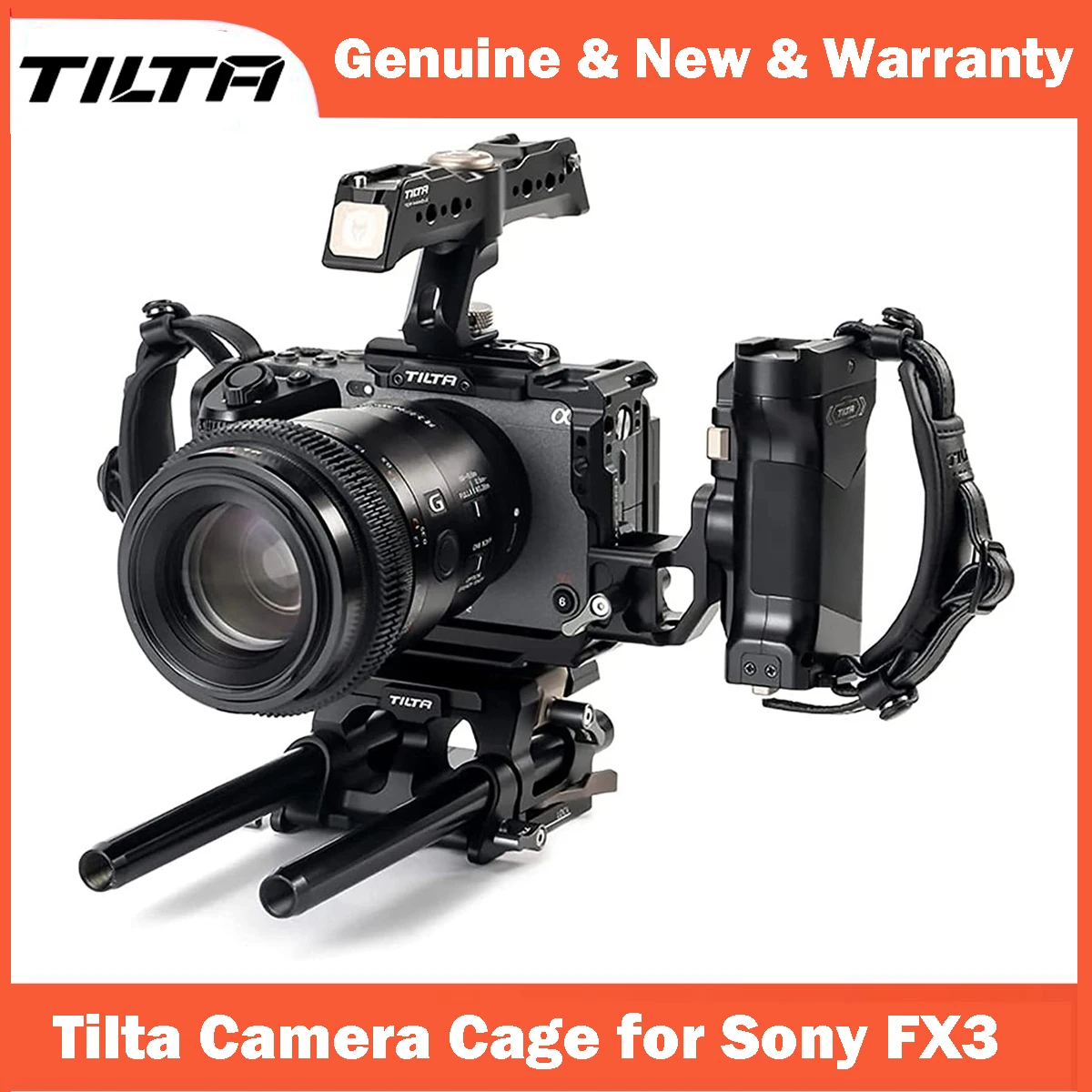 Клетка для камеры Tilta для Sony FX3, полный/базовый/легкий/профессиональный комплект, направляющие NATO для боковых ручек, БЫСТРОРАЗЪЕМНАЯ пластин...
Клетка для камеры Tilta для Sony FX3, полный/базовый/легкий/профессиональный комплект, направляющие NATO для боковых ручек, БЫСТРОРАЗЪЕМНАЯ пластин...