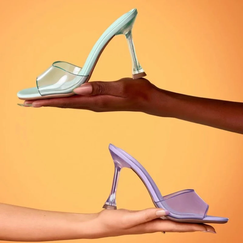 Transparent slippers women's 2022 summer new high heels stiletto heels 5-9CM fashion sexy sandals women's slippers sandals
Transparent slippers women's 2022 summer new high heels stiletto heels 5-9CM fashion sexy sandals women's slippers sandals