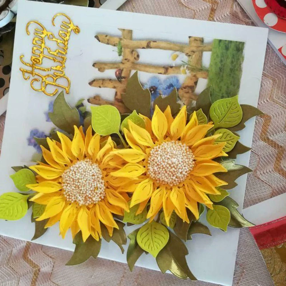 Flower Sunflower Metal Cutting Dies Stencil DIY Scrapbooking Album Stamp Paper Card Hot Stamps and Dies 2020 Crafts Home Decor
Flower Sunflower Metal Cutting Dies Stencil DIY Scrapbooking Album Stamp Paper Card Hot Stamps and Dies 2020 Crafts Home Decor