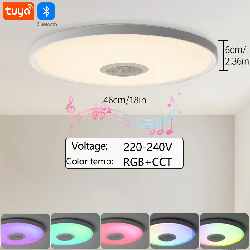 MARPOU WiFi Bluetooth RGB+CW потолочный светильник 220В
MARPOU WiFi Bluetooth RGB+CW потолочный светильник 220В
