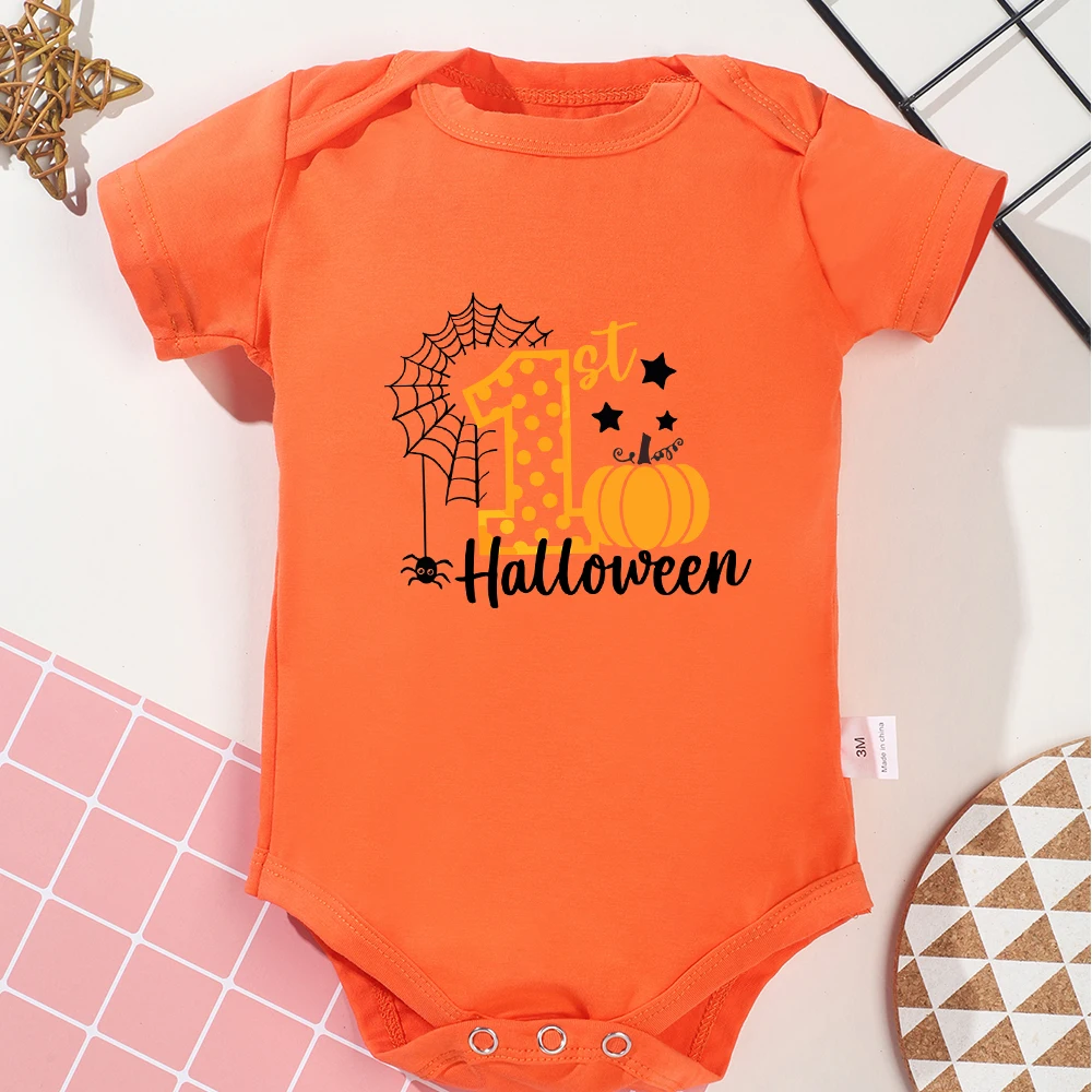 Newborn Boy Bodysuits 0-24 Months Onesies Simple Trend First Halloween Kids Clothes Summer Casual Cotton Orange Baby Jumpsuit
Newborn Boy Bodysuits 0-24 Months Onesies Simple Trend First Halloween Kids Clothes Summer Casual Cotton Orange Baby Jumpsuit