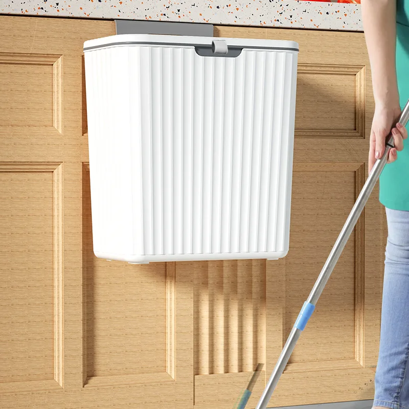 7L Wall Mounted Kitchen Trash Can Large Capacity Kitchen Garbage Cans With Lid Hanging Trash Bin For Bathroom Cabinet Door
7L Wall Mounted Kitchen Trash Can Large Capacity Kitchen Garbage Cans With Lid Hanging Trash Bin For Bathroom Cabinet Door