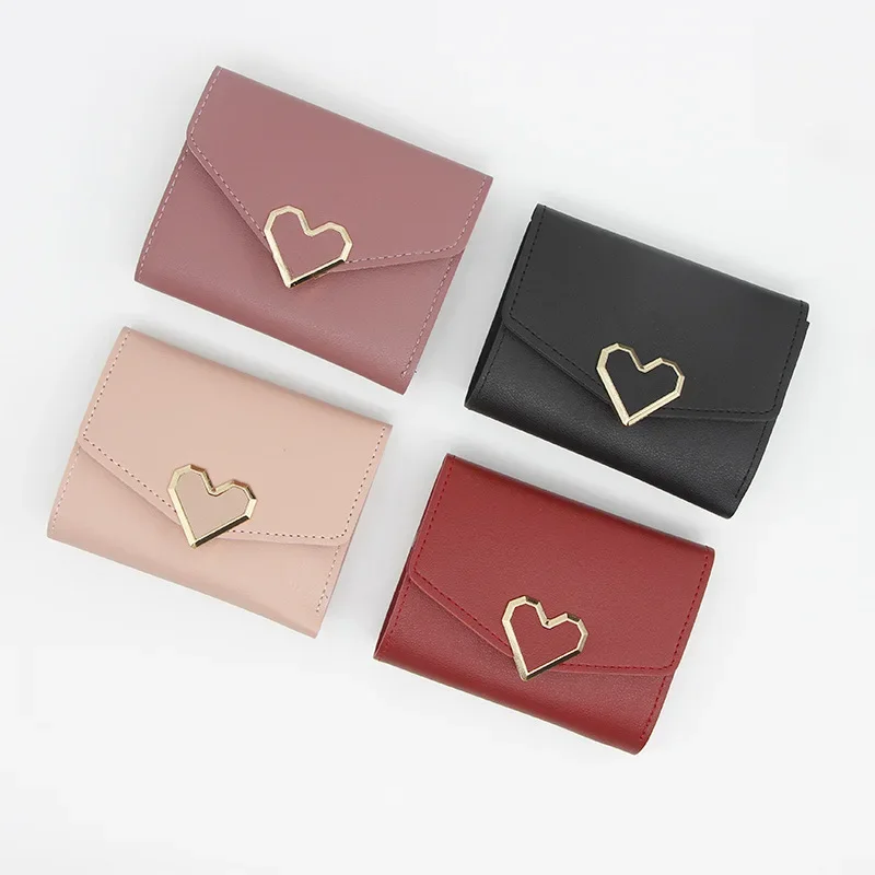 and fashionable women's short wallet wallet, heart shaped and versatile women's short bag, change bag, card bag, card case
and fashionable women's short wallet wallet, heart shaped and versatile women's short bag, change bag, card bag, card case