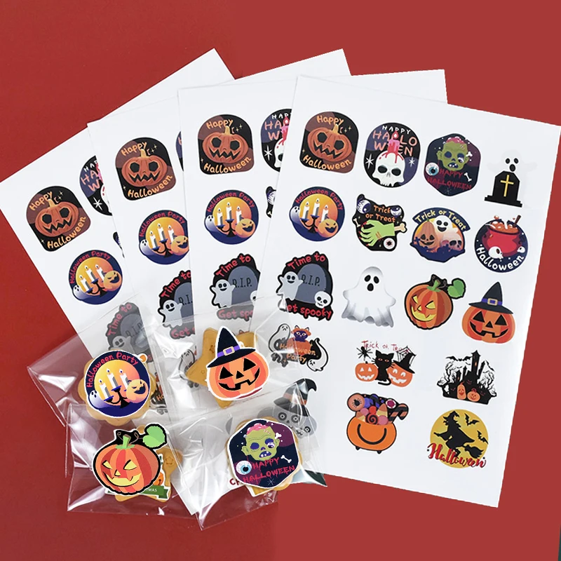 4Sheets 72Pcs Halloween Label Stickers DIY Candy Envelope Gift Box Bag Sealing Label Halloween Party Pumpkin Skull Pattern Decor
4Sheets 72Pcs Halloween Label Stickers DIY Candy Envelope Gift Box Bag Sealing Label Halloween Party Pumpkin Skull Pattern Decor