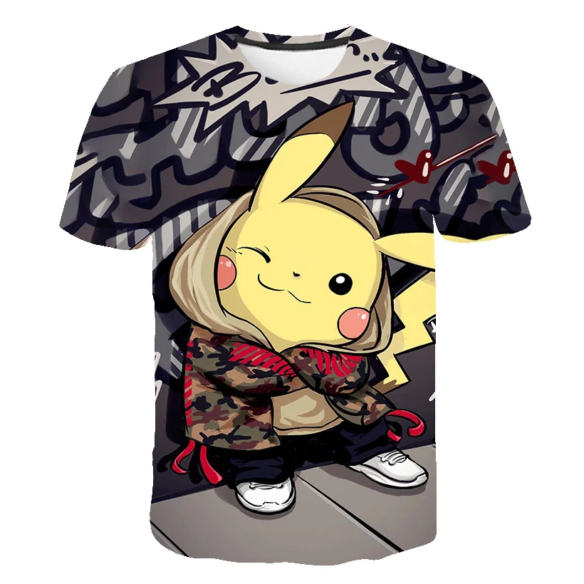 Pokemon Series Printed T-Shirt Boys Girls Clothes 3D Summer Casual Short Sleeves Kids Cosplay Kawaii T-Shirts 2022
Pokemon Series Printed T-Shirt Boys Girls Clothes 3D Summer Casual Short Sleeves Kids Cosplay Kawaii T-Shirts 2022