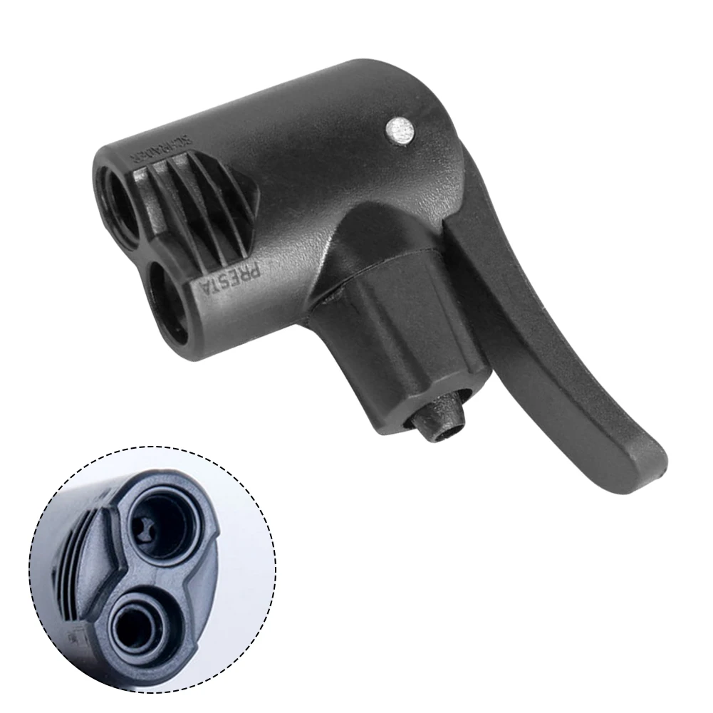 1pc Bicycle Pump Nozzle Hose Adapter W/ Thumb Lock Dual Head Pumping Parts Cycling Accessories Convertor Up To 150PSI Capacity
1pc Bicycle Pump Nozzle Hose Adapter W/ Thumb Lock Dual Head Pumping Parts Cycling Accessories Convertor Up To 150PSI Capacity