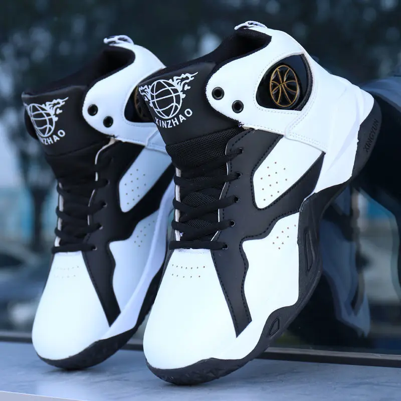 Professional men's basketball shoes basketball sneakers non-slip high-top couples breathable brand white black basketball boots
Professional men's basketball shoes basketball sneakers non-slip high-top couples breathable brand white black basketball boots