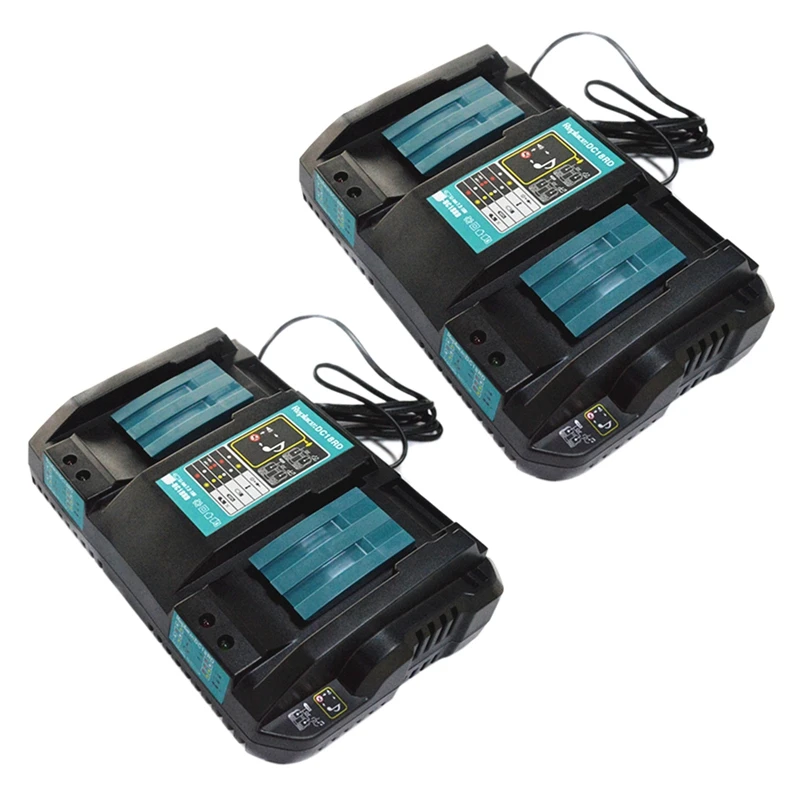 2 шт., двойное зарядное устройство для Makita 14,4 в 18 в BL1830 Bl1430 DC18RC DC18RA, европейская вилка
2 шт., двойное зарядное устройство для Makita 14,4 в 18 в BL1830 Bl1430 DC18RC DC18RA, европейская вилка