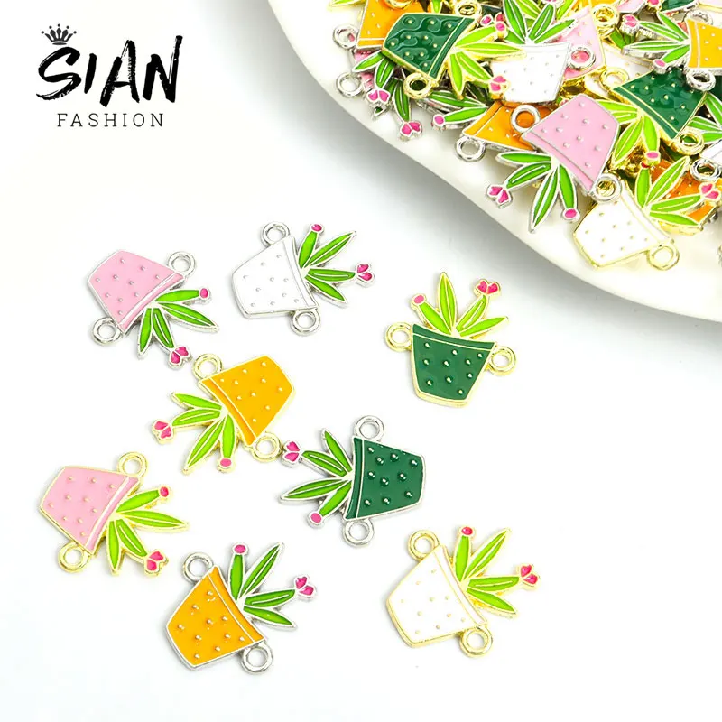 10pcs Funny Enamel Green Plants Pendant Charm Colorful Alloy Metal Charm for DIY Necklace Bracelet Making Handmade Accessories
10pcs Funny Enamel Green Plants Pendant Charm Colorful Alloy Metal Charm for DIY Necklace Bracelet Making Handmade Accessories