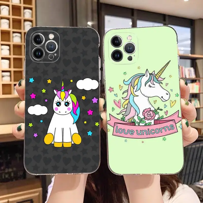 Cute Rainbow Unicorn Phone Case For iPhone 14 13 12 11 Pro Max XS X XR SE 2020 6 7 8 Plus Mini Transparent Shell
Cute Rainbow Unicorn Phone Case For iPhone 14 13 12 11 Pro Max XS X XR SE 2020 6 7 8 Plus Mini Transparent Shell