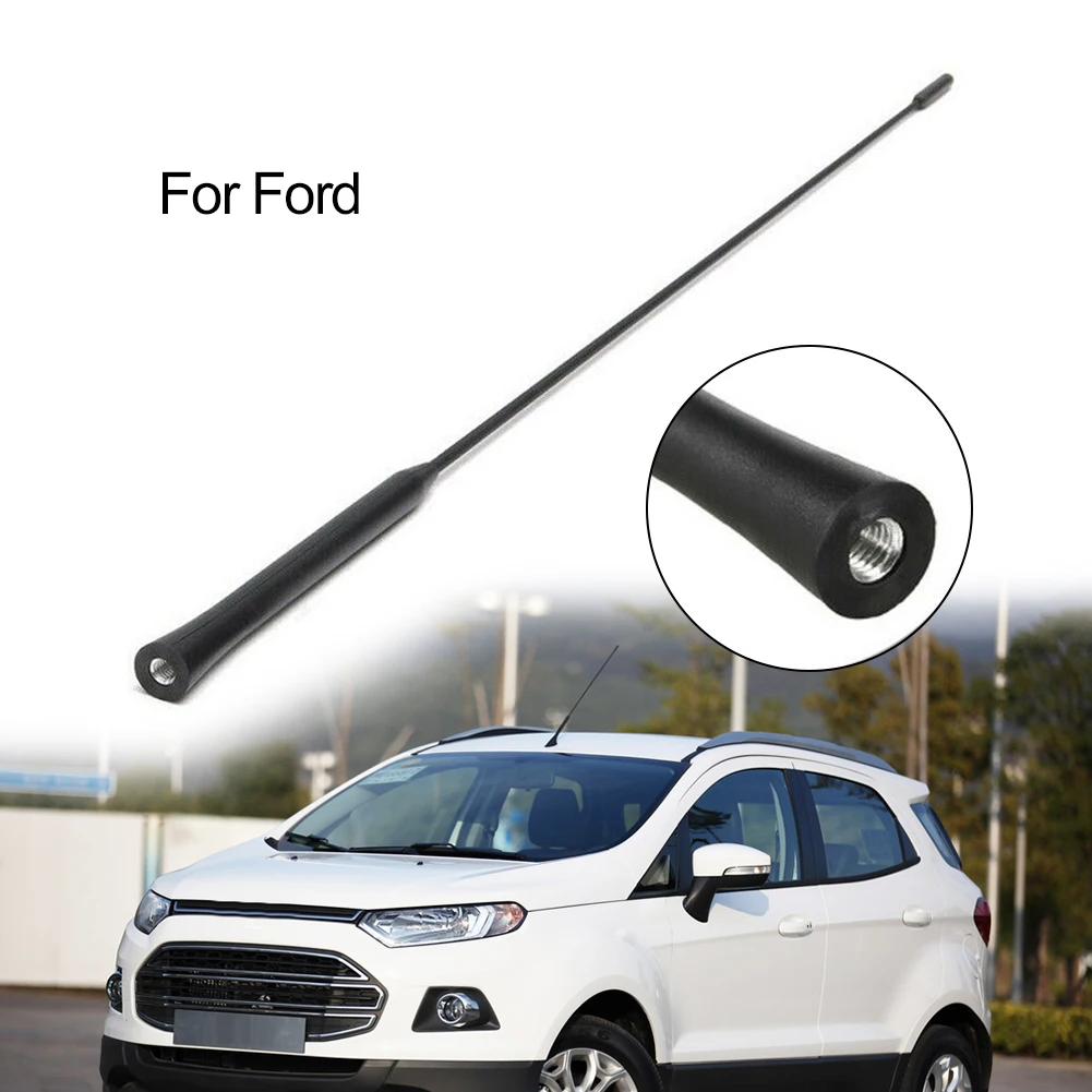 

1pc Car Radio FM/AM Signal Aerial Whip Roof Mast Antenna For Ford Replacement 53cm Waterproof Car Accessories