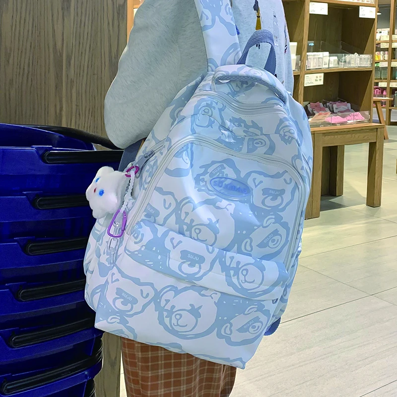 Cute Women's Nylon Backpack for Girls Preppy Style School Bag Student Large Capacity Rucksack Lady High Quality Canvas Mochila
Cute Women's Nylon Backpack for Girls Preppy Style School Bag Student Large Capacity Rucksack Lady High Quality Canvas Mochila
