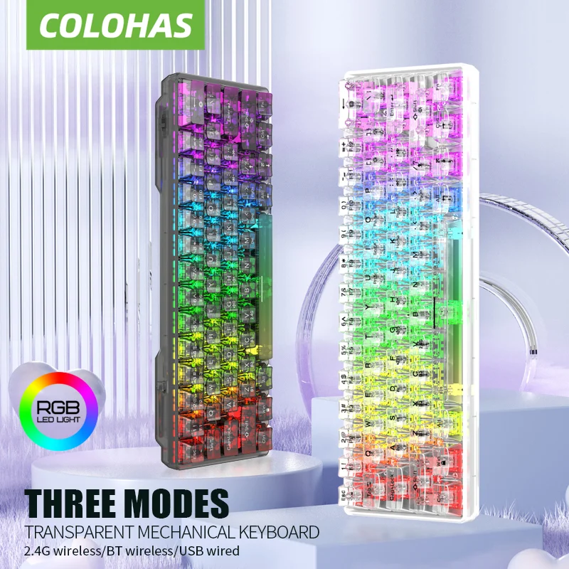 K30Pro механическая клавиатура переключатели белый прозрачный корпус RGB пользовательский Bluetooth клавиатура игровая Беспроводная клавиатура для PC Gamer
K30Pro механическая клавиатура переключатели белый прозрачный корпус RGB пользовательский Bluetooth клавиатура игровая Беспроводная клавиатура для PC Gamer