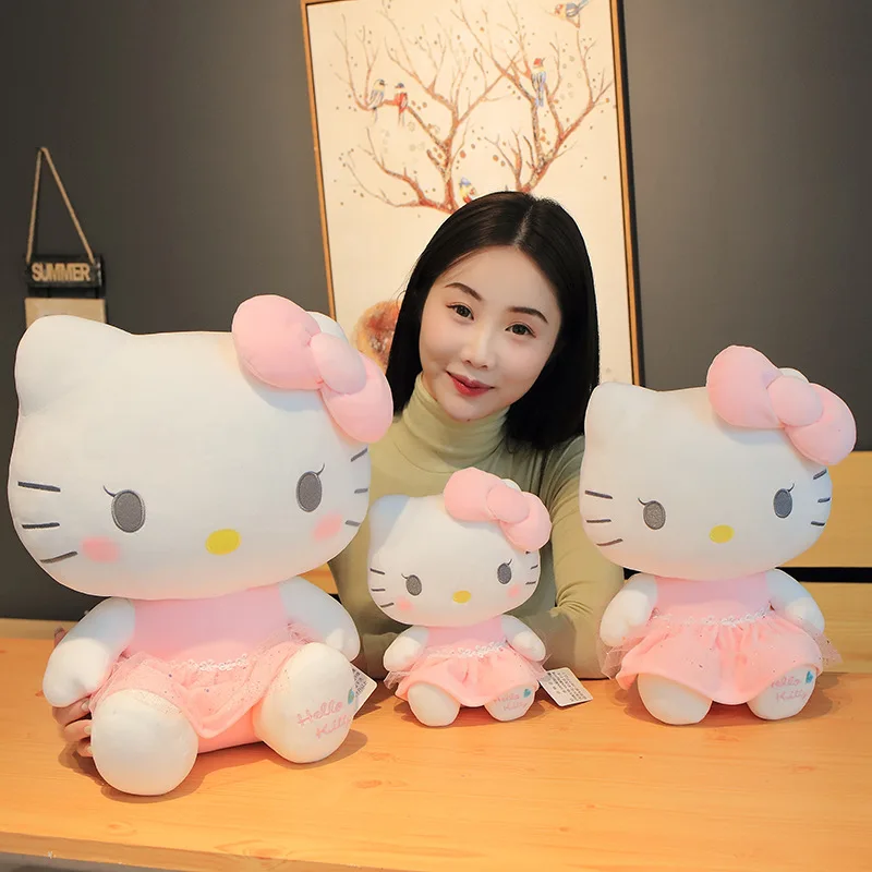 Kawaii Hellokitty Pink Doll Sanrio New Cartoon Doll Honey Language Cute Cat Plush Toy Pink Doll Girl Gift
Kawaii Hellokitty Pink Doll Sanrio New Cartoon Doll Honey Language Cute Cat Plush Toy Pink Doll Girl Gift