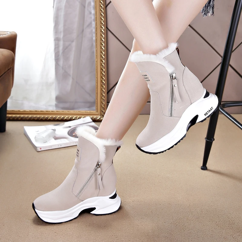 2022 Women Ankle Boot Warm Plush Winter Shoes for Woman Boots High Heels Ladies Boot Women's Snow Boots Height Increasing Shoes
2022 Women Ankle Boot Warm Plush Winter Shoes for Woman Boots High Heels Ladies Boot Women's Snow Boots Height Increasing Shoes