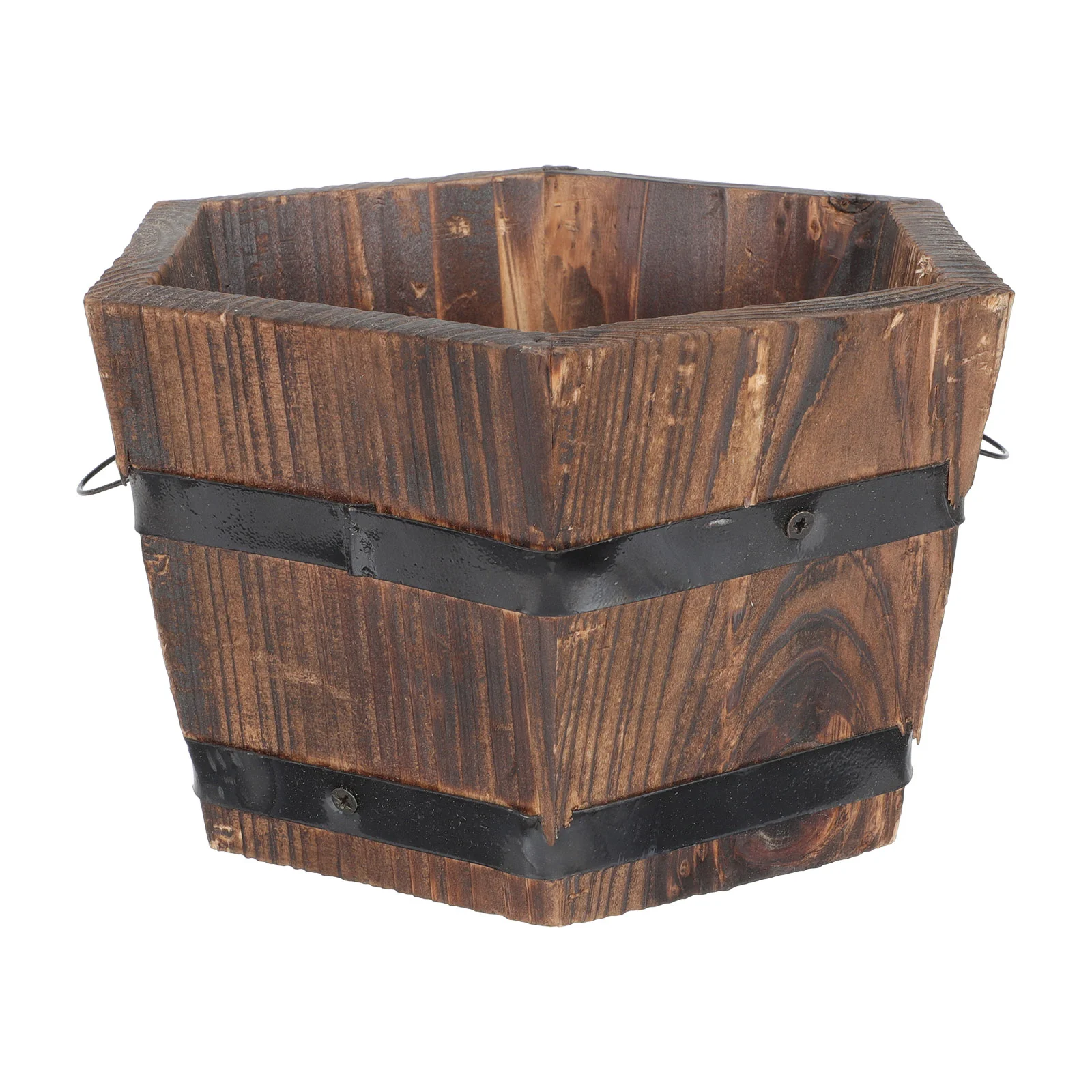 Bucket Desktop Flowerpot Wooden Planter Decorative Flowerpot Wood Pots for Desktop Office Home Balcoly
Bucket Desktop Flowerpot Wooden Planter Decorative Flowerpot Wood Pots for Desktop Office Home Balcoly