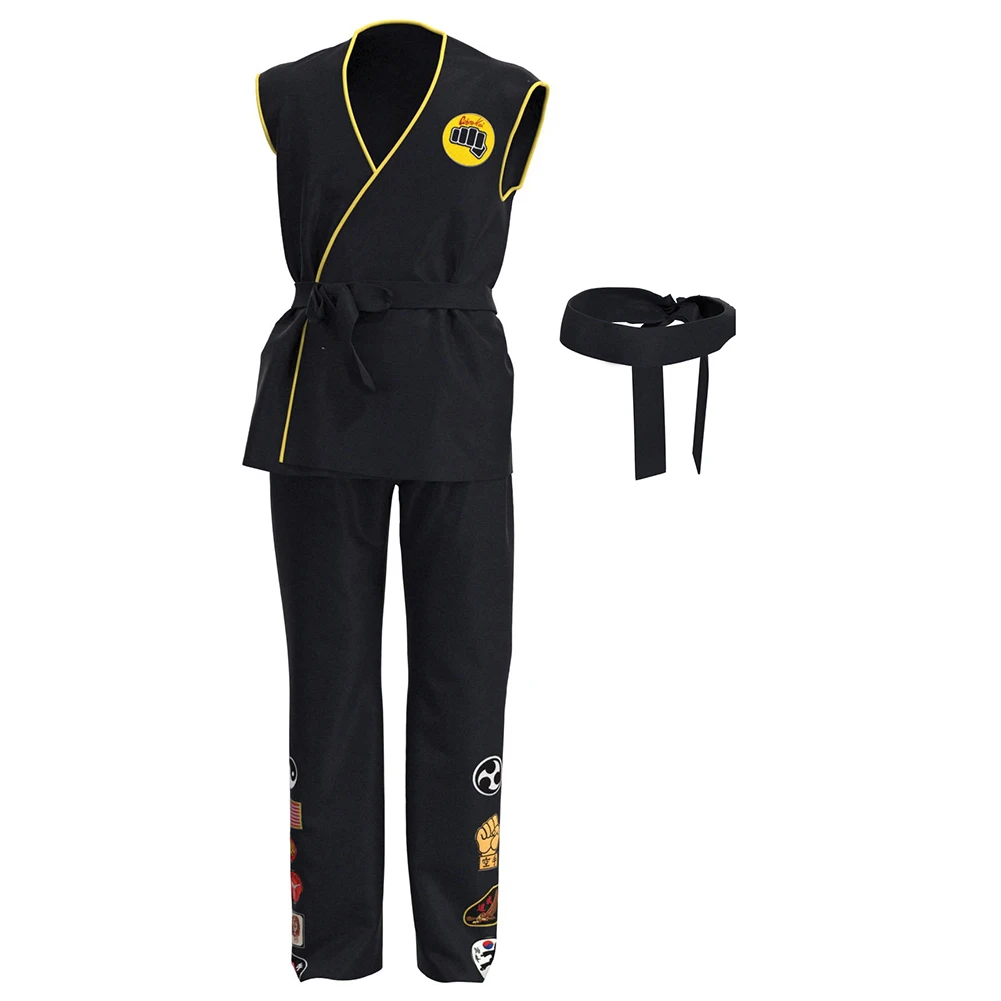 Adult Karate Cobra Kai Cosplay Costume Top Pants Headband Outfits Halloween Carnival Suit
Adult Karate Cobra Kai Cosplay Costume Top Pants Headband Outfits Halloween Carnival Suit